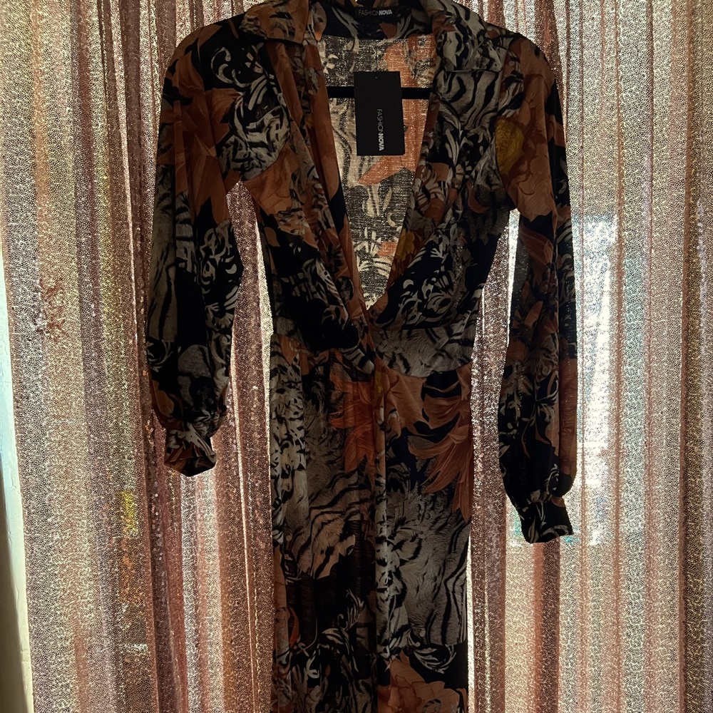 long muilt color dress with thigh slit perfect for a wedding or date night
